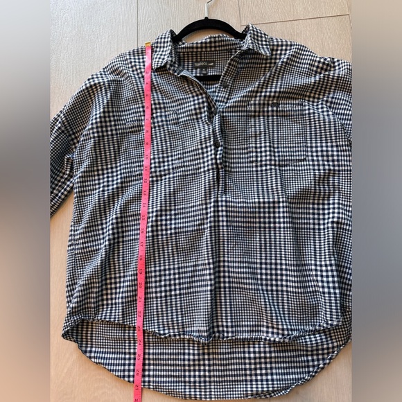 Toad and Co‎ Blue Gingham ORGANIC Cotton shirt Women’s Size M - Picture 9 of 9